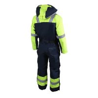 European Customized Fire Retardant Industry Welder Mechanics Coveralls With Reflective Tapes