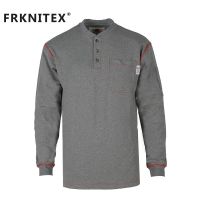 Wholesale Custom 100% Cotton Fr Henley Work Shirt