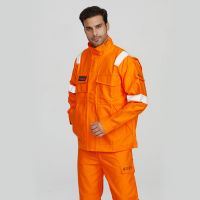 Mens Construction Fr Safety Fire Electrical Protective Fireproof Industrial Mining Flame Retardant Clothing