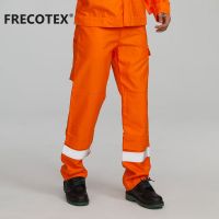 Cotton Men's Flame Retardant Construction Workwear Safety High Vis Work Trousers