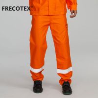 Cotton Men's Flame Retardant Construction Workwear Safety High Vis Work Trousers