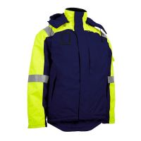 Wholesale Fire Proof Work Clothing Reflective Safety  Winter Jacket For Men
