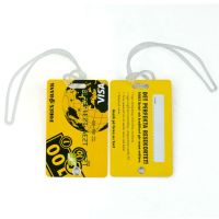 Double Side Printing Plastic Luggage Tag