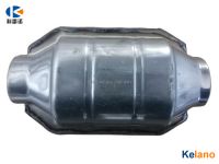 Universal Oval Catalytic Converter with Ceramic Honeycomb Filter