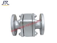 PTFE PFA Lined Flanged Floating Ball Check Valve