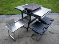  All aluminum Alloy BBQ camping table