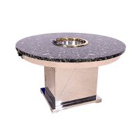 Manufacturers Electric Smokeless Hot Pot Dining Round Table for Restaurant