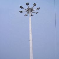 New Design Outdoor Adjustable Airport Stadium 2400w High Pressure Sodium Led Flood Light, 20m High Mast Lighting Pole Price