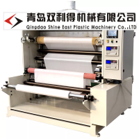 SHINE EASTMicro perforation rewinding machine for plastic sheet BOPP PP CPP POF film nonwoven Fabric punching machine