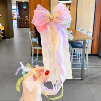 Ethnic Style Pretty Gorgeous Big Flower Hair Clip With Tassel