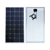 Sunpower Glass Solar Panel with Aluminum Frame18V/105W 1050x530x30mm with 0.9M Cable