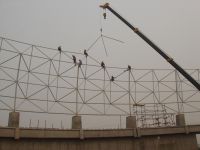 Design and Manufacture of Large Span Steel Space Frame Roof Structure