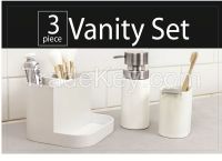 Plastic Bathroom Accessories Set For Household Lotion Pump /toothbrush