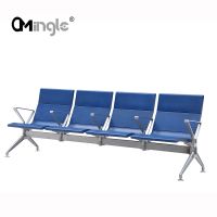 Mingle Furniture High Quality 4 Seater Airport Hospital Bank Waiting Airport Chairs