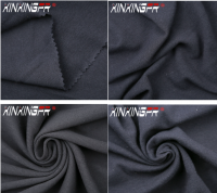 NFPA2112 XINXINGFR brand 230gsm super soft hand 100% cotton fireproof knitted rib fabric for cuff