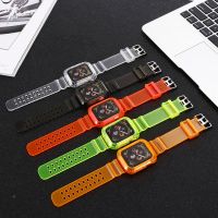 YEEYOU Fashion trending adjustable Silicone Strap Replacement Wristbands Belt Watches Band for Apple Watch Band 38mm 40mm 42mm 44mm