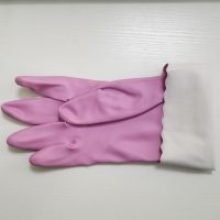 Flock Lined PVC Household Gloves