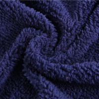 Knitted Shu Velveteen 100% Polyester Sherpa Fleece Knit Fabric Shu Velveteen Knitting Sherpa Fleece Fabric for Pajamas