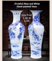 Hnd-painted Blue And White Vase