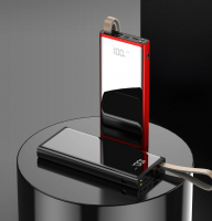 20000mah Full Screen Digital Display Portable Power Bank for Mobile Phones with Buil-in strap
