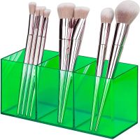 Colorful Pen Holder Marker Organizer Pencil Cup Brush Storage Acrylic Desk Accessories Work Tools Brushes Toothpaste