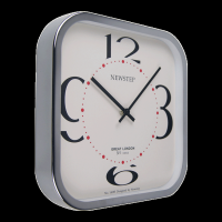 30cm Modern Style Square Metal Wall Clock