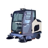 Full-Closed Industrial Road Vaccum Sweeper Machine With Big Water Tank