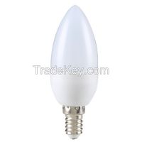 For Chandelier High Brightness C37 E14 E27 7w Led Candle Lamp/light Bu