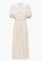 Crepe de Chine shirt dress