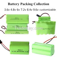 4.8v Ni-MH Rechargeable Battery Pack for Toys
