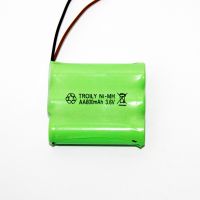 3.6VNIMHAAA600mAh rechargeable battery pack for toys