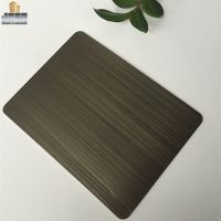 Steel Hairline Sheet - Bronze