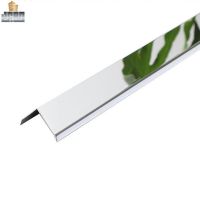 L Shape 0.8mm 304 Stainless Steel Tile Trims for Corner Protection