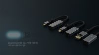 hdmi cable, dp cable, USB cable, adapter and hub