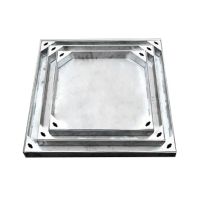Recess hidden Cover 201/304 Stainless Steel Recessed Manhole Cover, 600X600mm