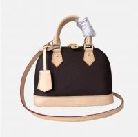 luxury designer handbag alma monogram canvas bag