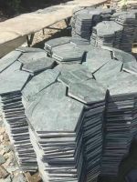 Natural blue limestone for paving