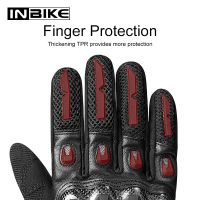 Inbike Hard Protective Shell Cycling Gloves Carbon Fiber Sport Downhill Motorcycle Motocross Bicycle Gloves Cm906