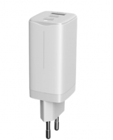 65W Gan Gallium Nitride Charging Adapter Multifunctional Fast Charger 2Xtype C 1 USB A Interface Power Adapter(EU Plug)