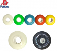 PU high elasticity translucent glowing skateboard wheel