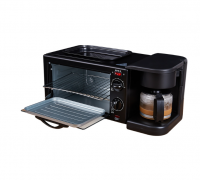Multifunctional Breakfast Machine Home 3 In 1 Coffeemachine Baking Oven Bread Machine