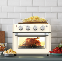 Household integrated steaming and baking oven