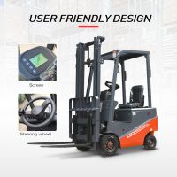 1 Ton electric forklift battery power pallet fork lifts