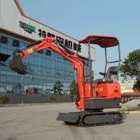 China Manufacture 1 ton 1.2 ton 1.6ton 2 ton Mini Excavator Small Digger Crawler Excavators