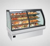 Cold Dish Display Cabinet Duck Neck Cooked Food Preservation Cabinet Brine Restaurant Skewer Cake Arc Refrigerated Dish Commercial