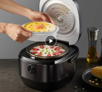 220V Mini Multifunction Electric Cooking Machine Household Multi Electric Rice Cooker Non-stick Pan Machine Make Porridge Soup