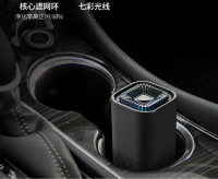 Intelligent anion USB portable vehicle air purifier