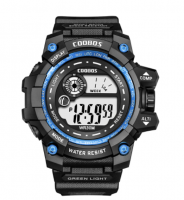 COOBOS New Men LED Digital Watches Luminous Fashion Sport Waterproof Watches For Man Date Army Military Clock Relogio Masculino