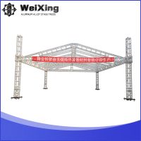 Aluminum Lighting Portable Mobile Event Concert Stage Equipment Truss With Roof System