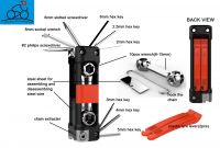 Multi Tool For Bicycle Repair With Wrench And Screwdriver